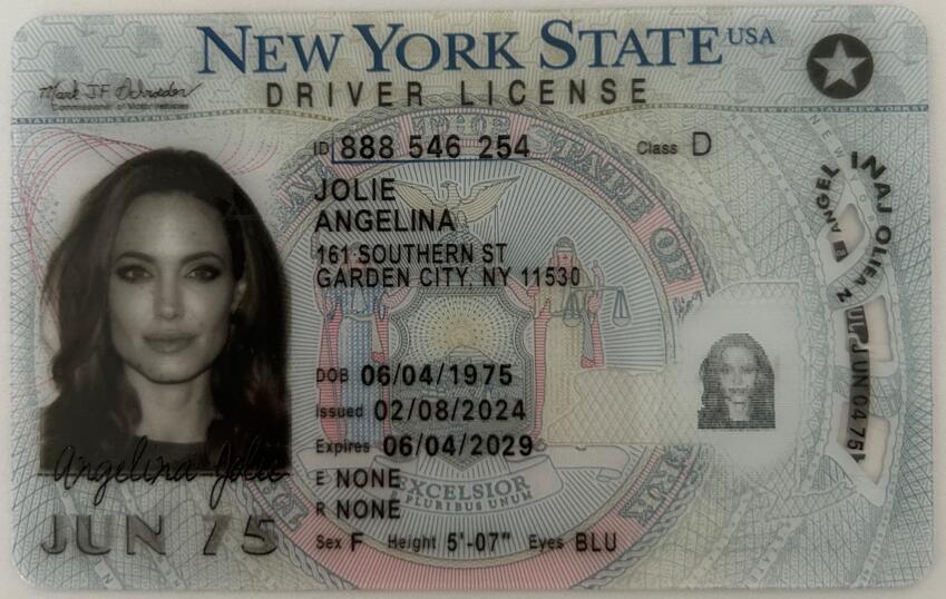 Fake Driving License - New York